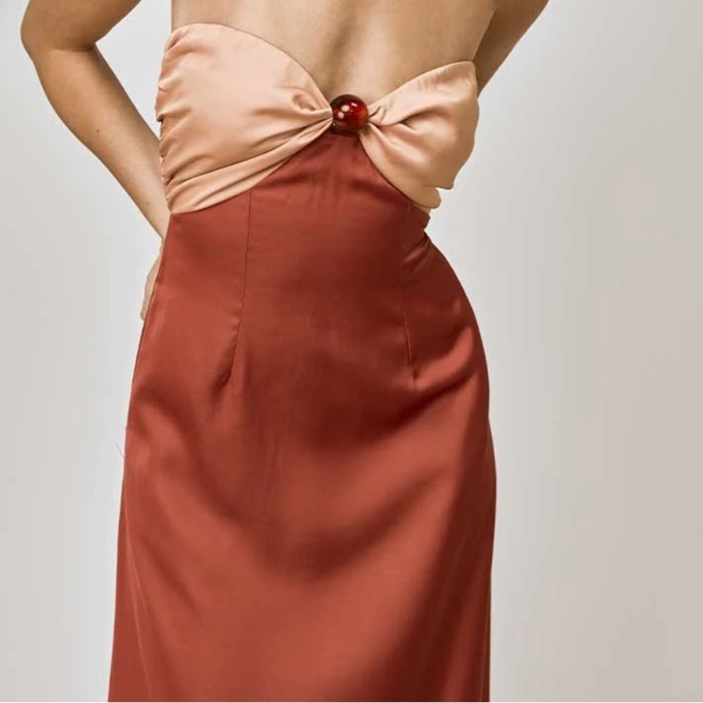 MON RENN Duet Strappy Midi Dress - Picture 5 of 17